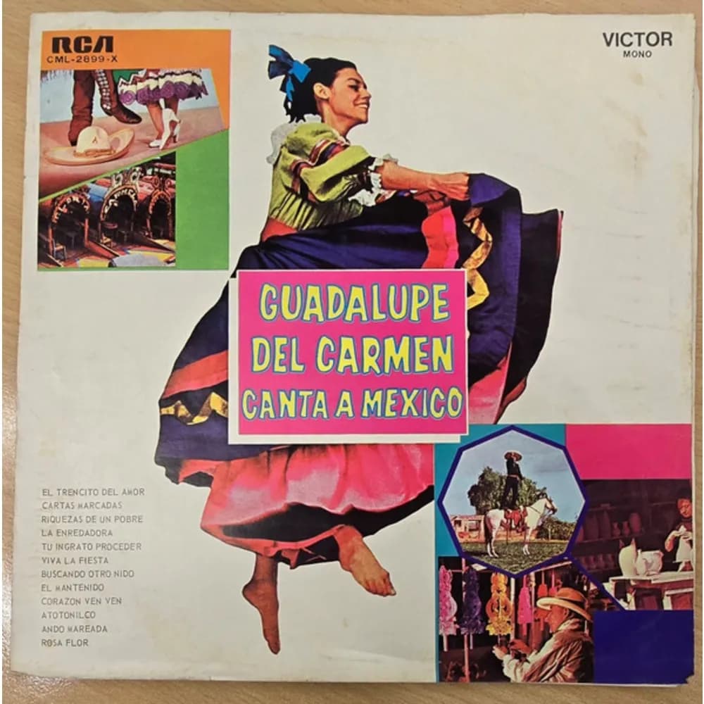 Guadalupe Del Carmen - Canta a Mexico (CD nuevo) - Miniatura 1 en LEMM DJ Store