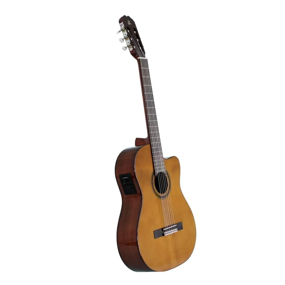 Admira Málaga Cutaway – Electroacústica Clásica Cedro Macizo Fishman - Miniatura 3 en LEMM DJ Store