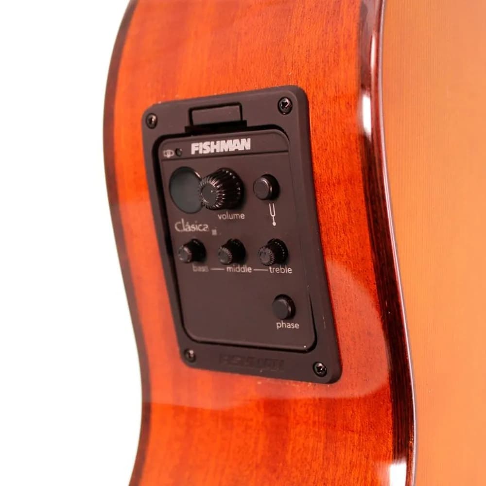 Admira Málaga – Guitarra Clásica Electroacústica Cedro Macizo - Miniatura 5 en LEMM DJ Store