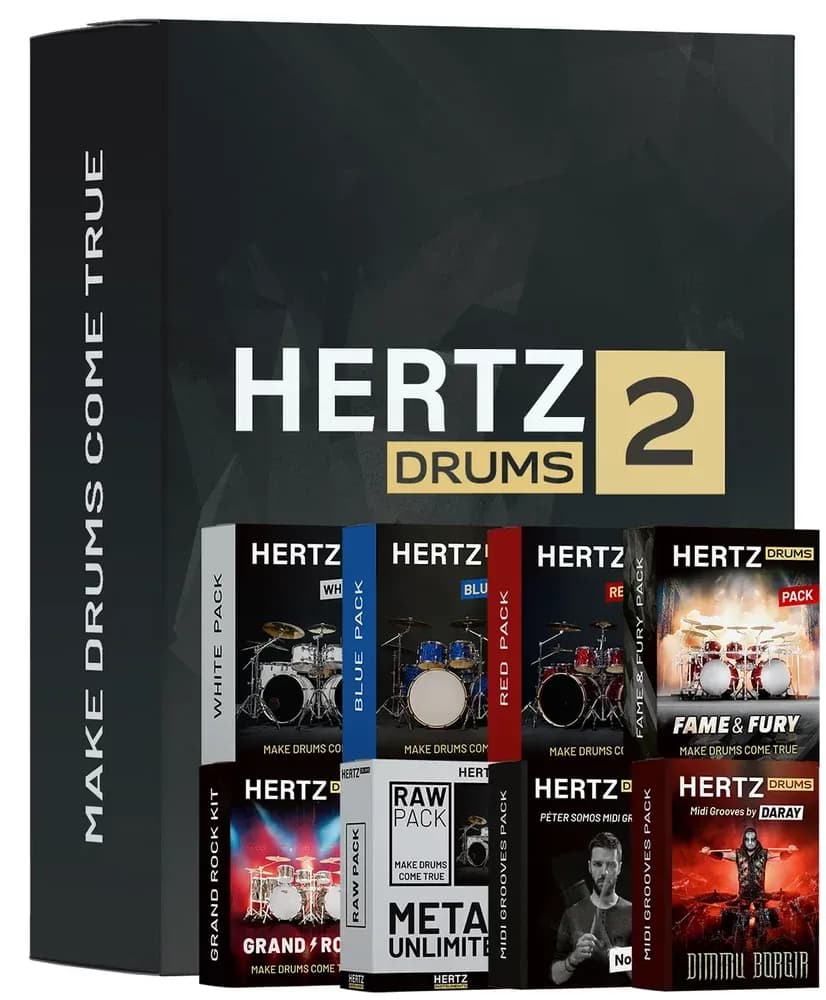 Hertz Drums Complete 1 – Batería Virtual con Software, Kits y Librería MIDI (Descarga Digital) - Miniatura 1 en LEMM DJ Store