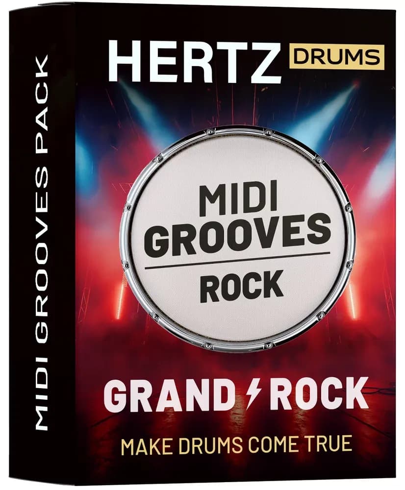 Hertz Grand Rock MIDI Grooves – Grooves MIDI de Batería (Descarga Digital) - Miniatura 1 en LEMM DJ Store
