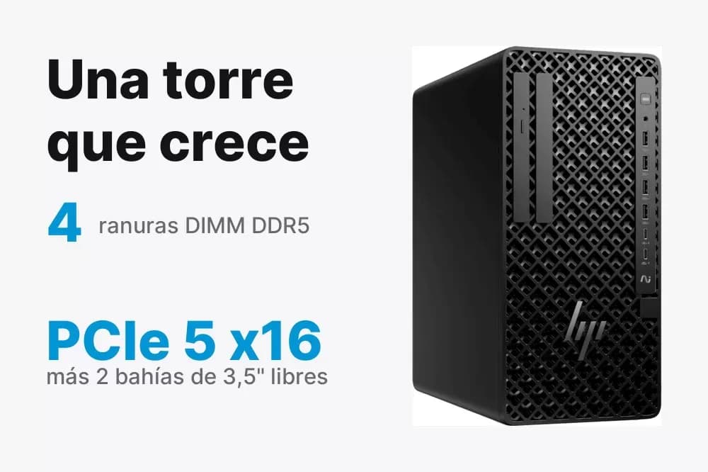 HP Z1 G1i – Torre Core Ultra 7, 32 GB, 1 TB SSD y RTX 3050 - Miniatura 6 en LEMM DJ Store