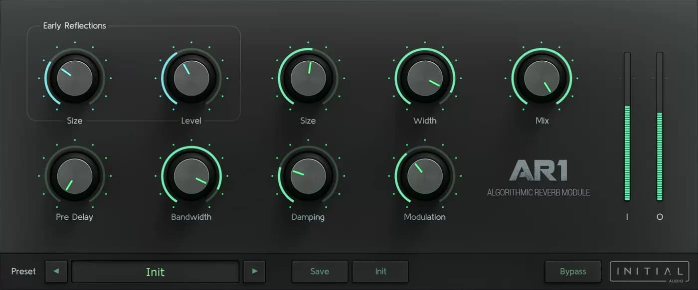 Initial Audio AR1 – Plugin de Reverberación Algorítmica (Descarga Digital) - Miniatura 1 en LEMM DJ Store