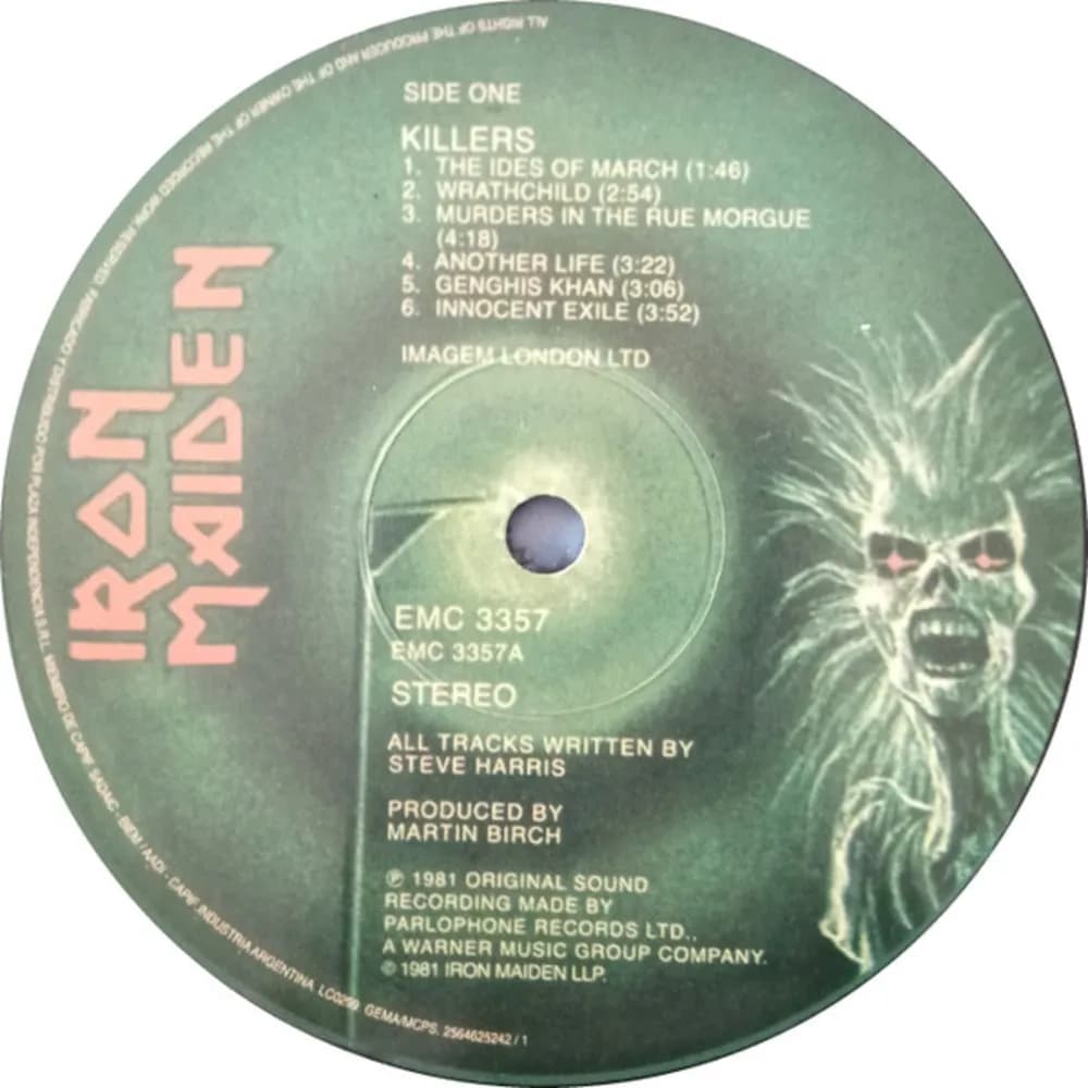Iron Maiden - Killers (LP nuevo) - Miniatura 1 en LEMM DJ Store