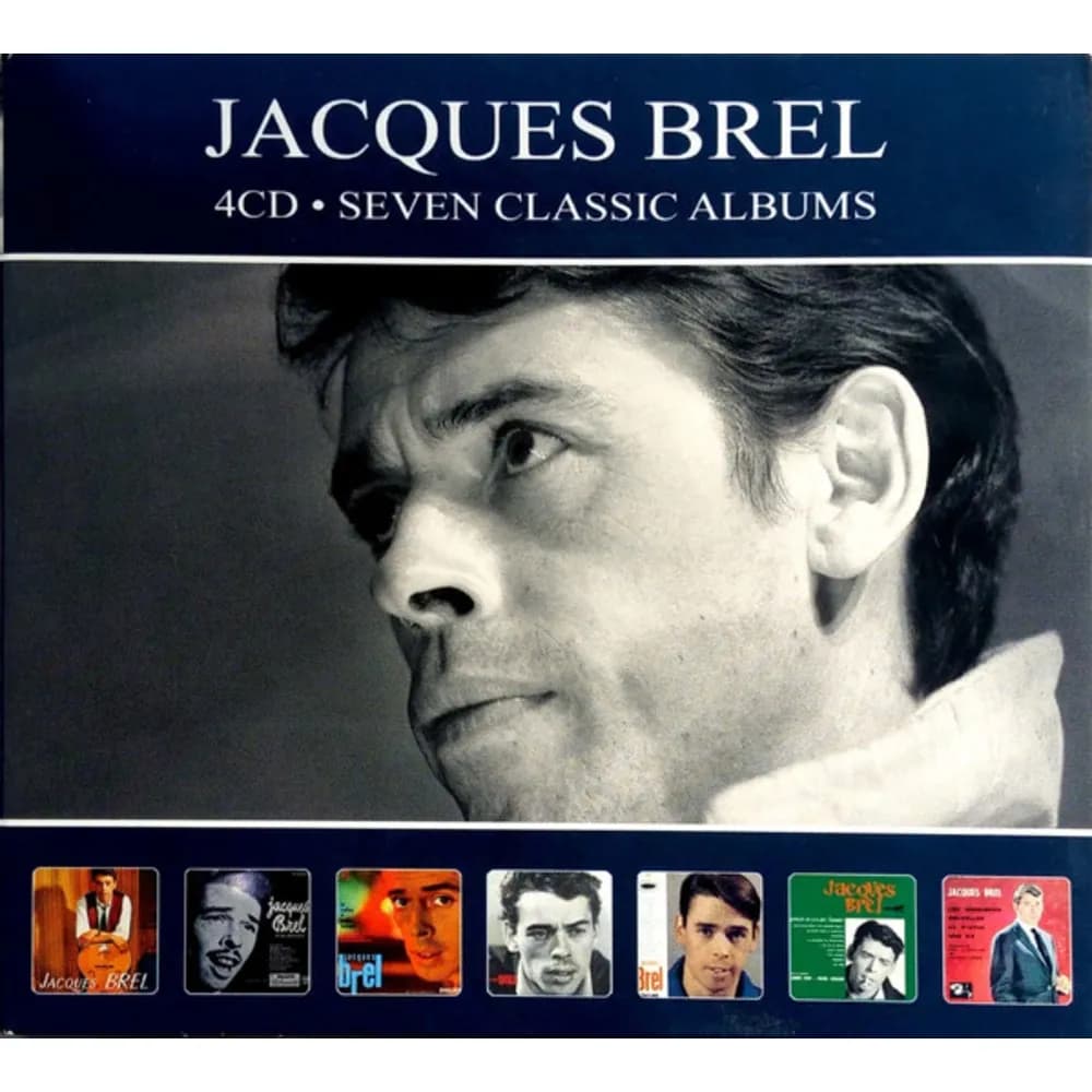 Jacques Brel - Seven Classic Albums (CD (4CD) nuevo) - Miniatura 1 en LEMM DJ Store