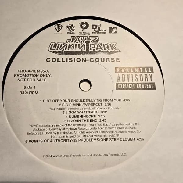 Jay Z & Linkin Park - Collision Course (Vinilo LP nuevo) - Miniatura 1 en LEMM DJ Store