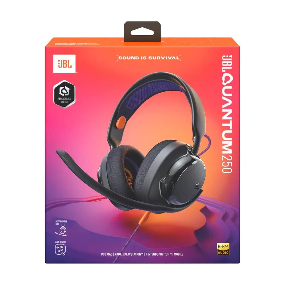 JBL Quantum 250 – Audífonos Gamer con Cable de 3,5 mm Multiplataforma - Miniatura 6 en LEMM DJ Store