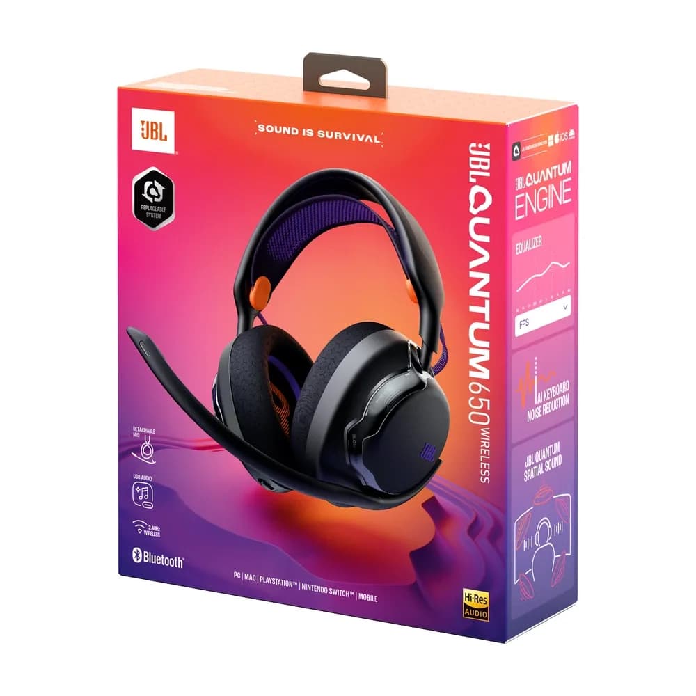 JBL Quantum 650 – Audífonos Gamer Inalámbricos con Batería Reemplazable - Miniatura 7 en LEMM DJ Store
