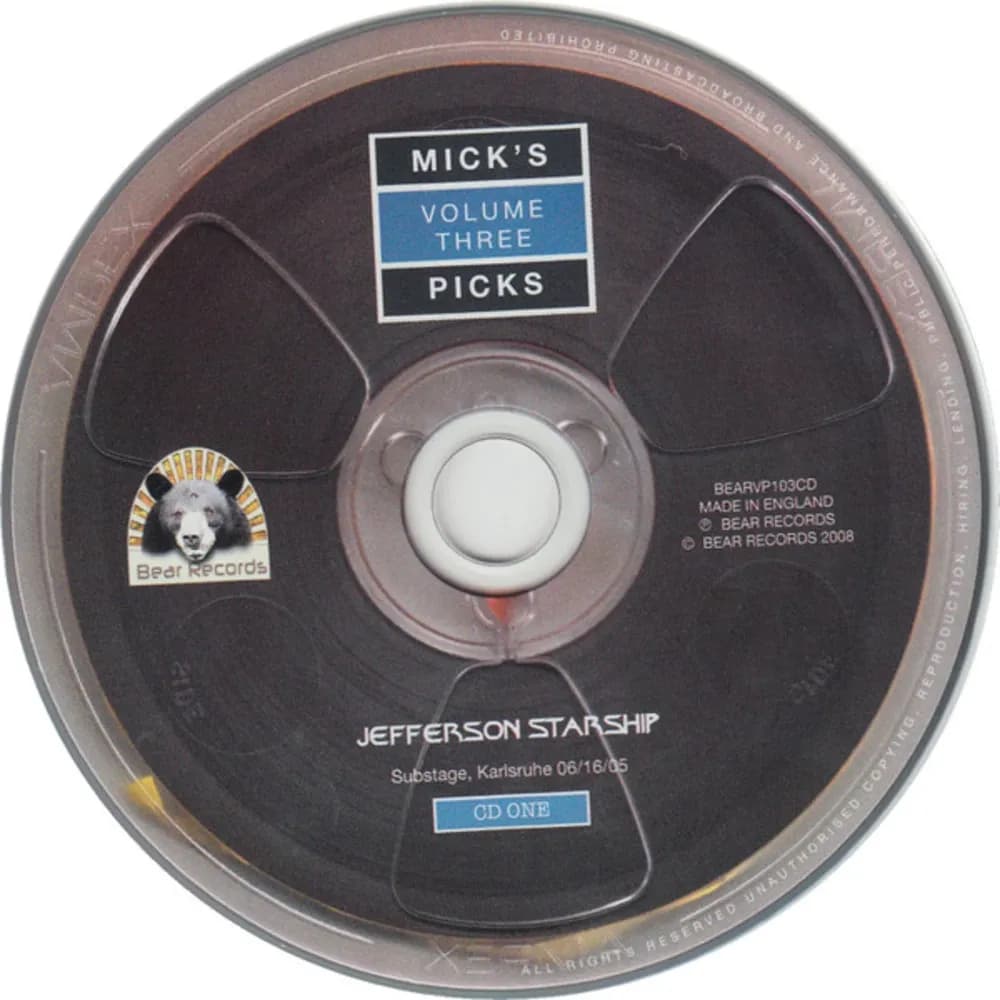 Jefferson Starship - Mick's Picks Volume Three (CD nuevo) - Miniatura 1 en LEMM DJ Store