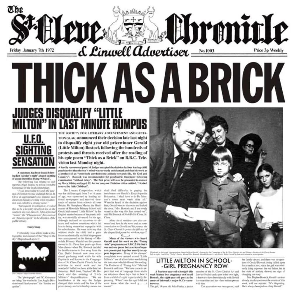 Jethro Tull - Thick As A Brick (Vinilo LP nuevo) - Miniatura 1 en LEMM DJ Store