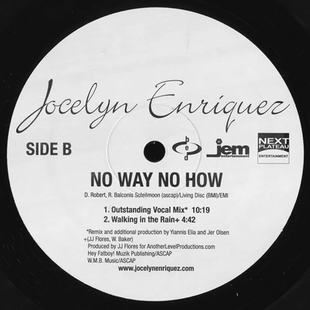 Jocelyn Enriquez – No Way No How (Vinilo usado VG+) - Miniatura 1 en LEMM DJ Store
