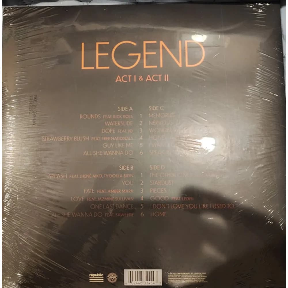 John Legend - Legend (2LP nuevo) - Miniatura 1 en LEMM DJ Store