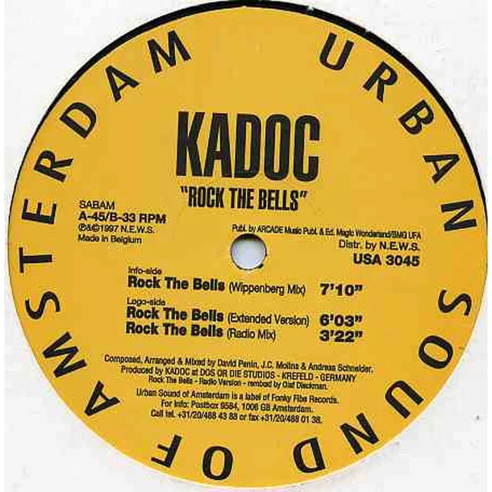 Kadoc - Rock The Bells (12") (Vinilo usado VG+) - Miniatura 1 en LEMM DJ Store