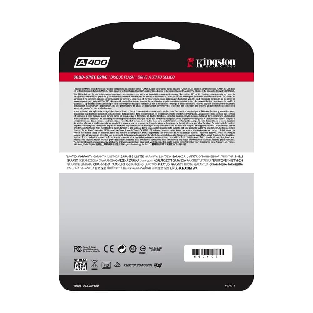 Kingston A400 – SSD SATA de 2,5 Pulgadas - Miniatura 4 en LEMM DJ Store