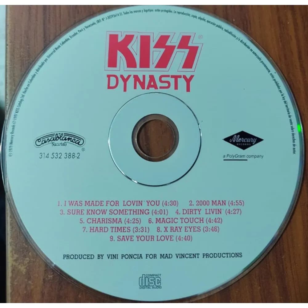 Kiss - Dynasty (CD nuevo) - Miniatura 1 en LEMM DJ Store