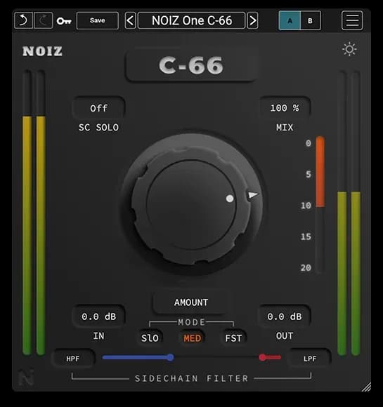 Kit Plugins NOIZ One C-66 – Compresor musical de una perilla (Descarga Digital) - Miniatura 1 en LEMM DJ Store
