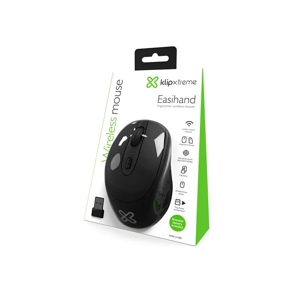 Klip Xtreme Easihand – Mouse Inalámbrico Ergonómico Ambidiestro - Miniatura 6 en LEMM DJ Store
