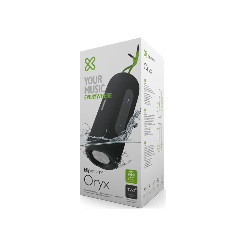 Klip Xtreme Oryx KBS-600 – Parlante Bluetooth 31 W, Sonido 360° e IPX7 - Miniatura 6 en LEMM DJ Store