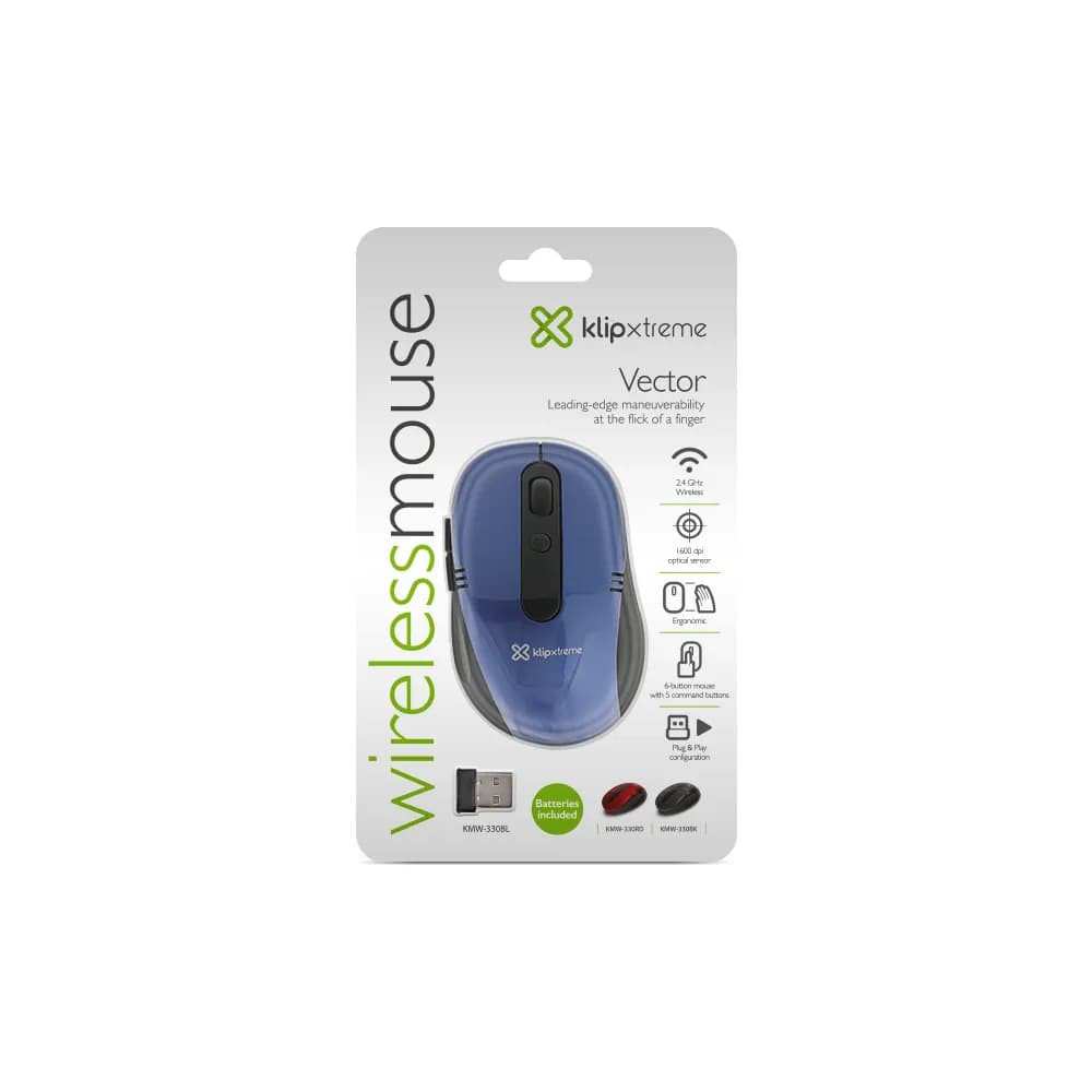 Klip Xtreme Vector – Mouse Inalámbrico de 6 Botones - Miniatura 6 en LEMM DJ Store