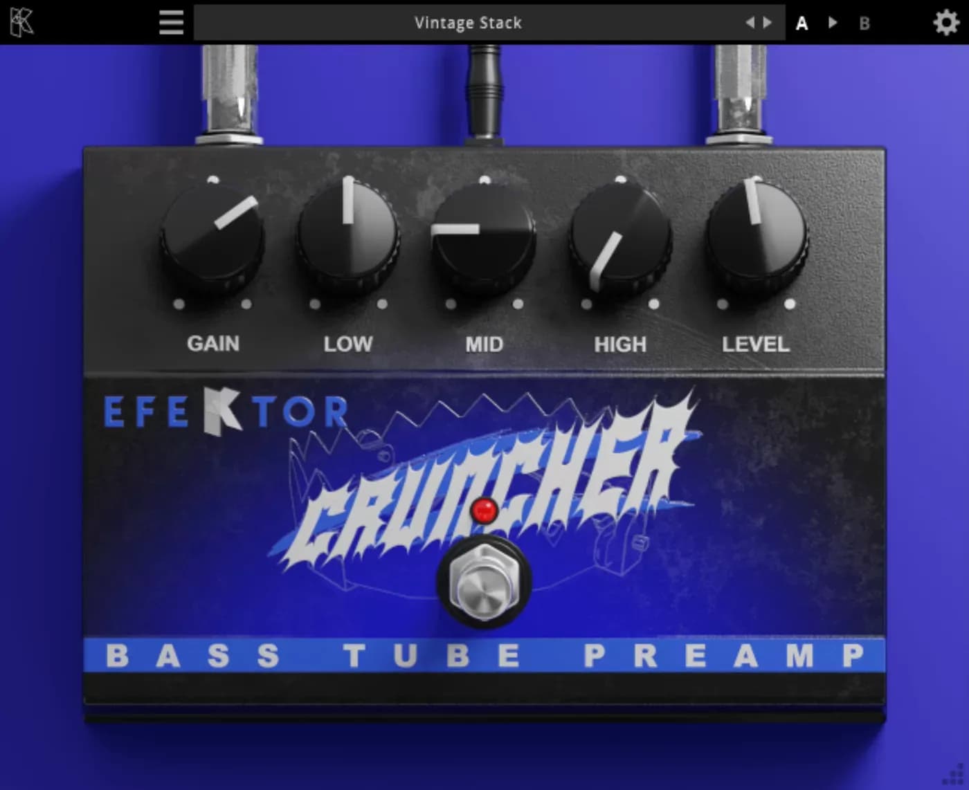 Kuassa Efektor Bass Cruncher Preamp – Preamp de bajo con motor de tubo (Descarga Digital) - Miniatura 1 en LEMM DJ Store