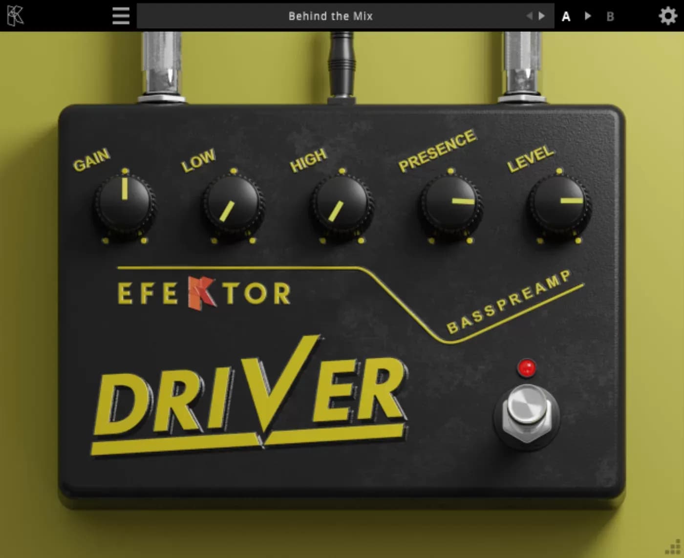 Kuassa Efektor Bass Driver Preamp – Preamp/DI de bajo estilo tube driver (Descarga Digital) - Miniatura 1 en LEMM DJ Store