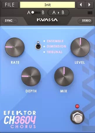 Kuassa Efektor CH3604 Chorus – Chorus con tres modelos de modulación (Descarga Digital) - Miniatura 1 en LEMM DJ Store