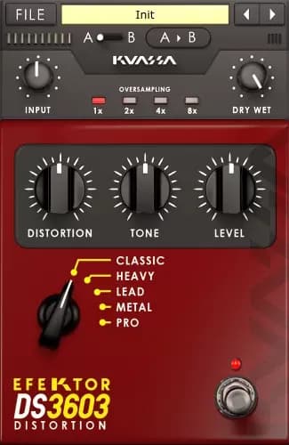 Kuassa Efektor DS3603 Distortion – Motor de distorsión con cinco modelos intensos (Descarga Digital) - Miniatura 1 en LEMM DJ Store
