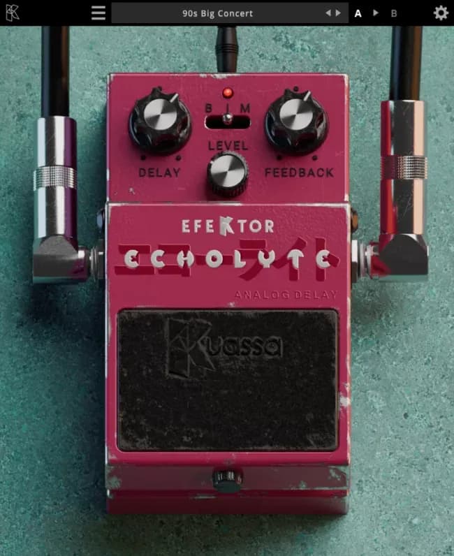 Kuassa Efektor Echolyte Delay – Delay analógico bucket brigade cálido y vintage (Descarga Digital) - Miniatura 1 en LEMM DJ Store