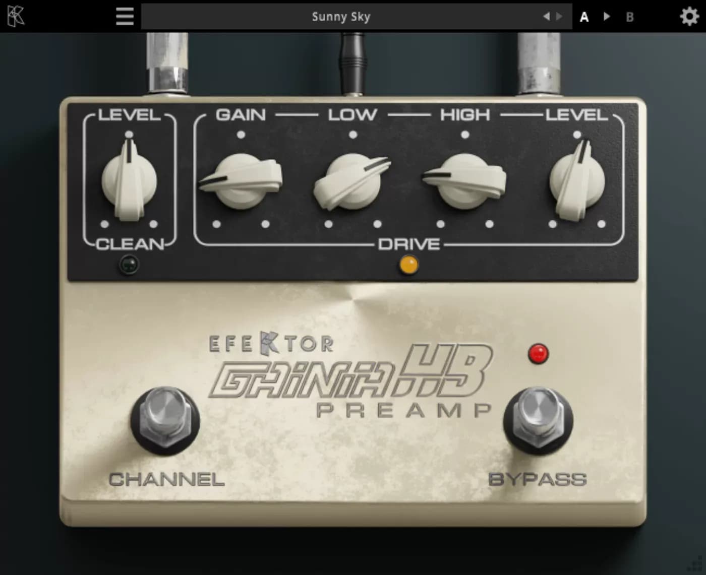 Kuassa Efektor Gainia HB – Preamp vintage con canal limpio y drive (Descarga Digital) - Miniatura 1 en LEMM DJ Store
