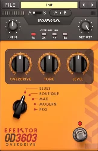 Kuassa Efektor OD3603 Overdrive – Motor de overdrive con cinco modelos crujientes (Descarga Digital) - Miniatura 1 en LEMM DJ Store