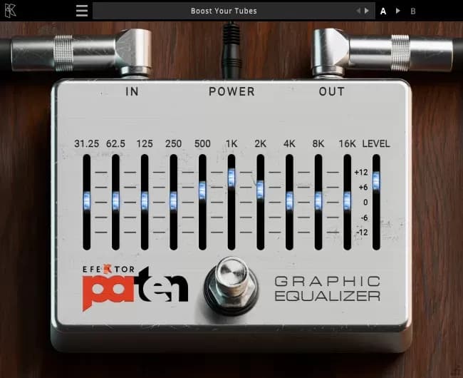 Kuassa Efektor Paten Graphic Equalizer – Ecualizador gráfico de 10 bandas con algoritmo Protean (Descarga Digital) - Miniatura 1 en LEMM DJ Store