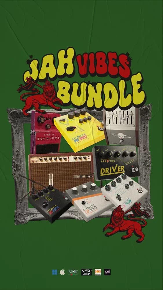 KUASSA Jah Vibes Bundle – Bundle de Amplificador y Efectos para Reggae y Dub (Descarga Digital) - Miniatura 1 en LEMM DJ Store