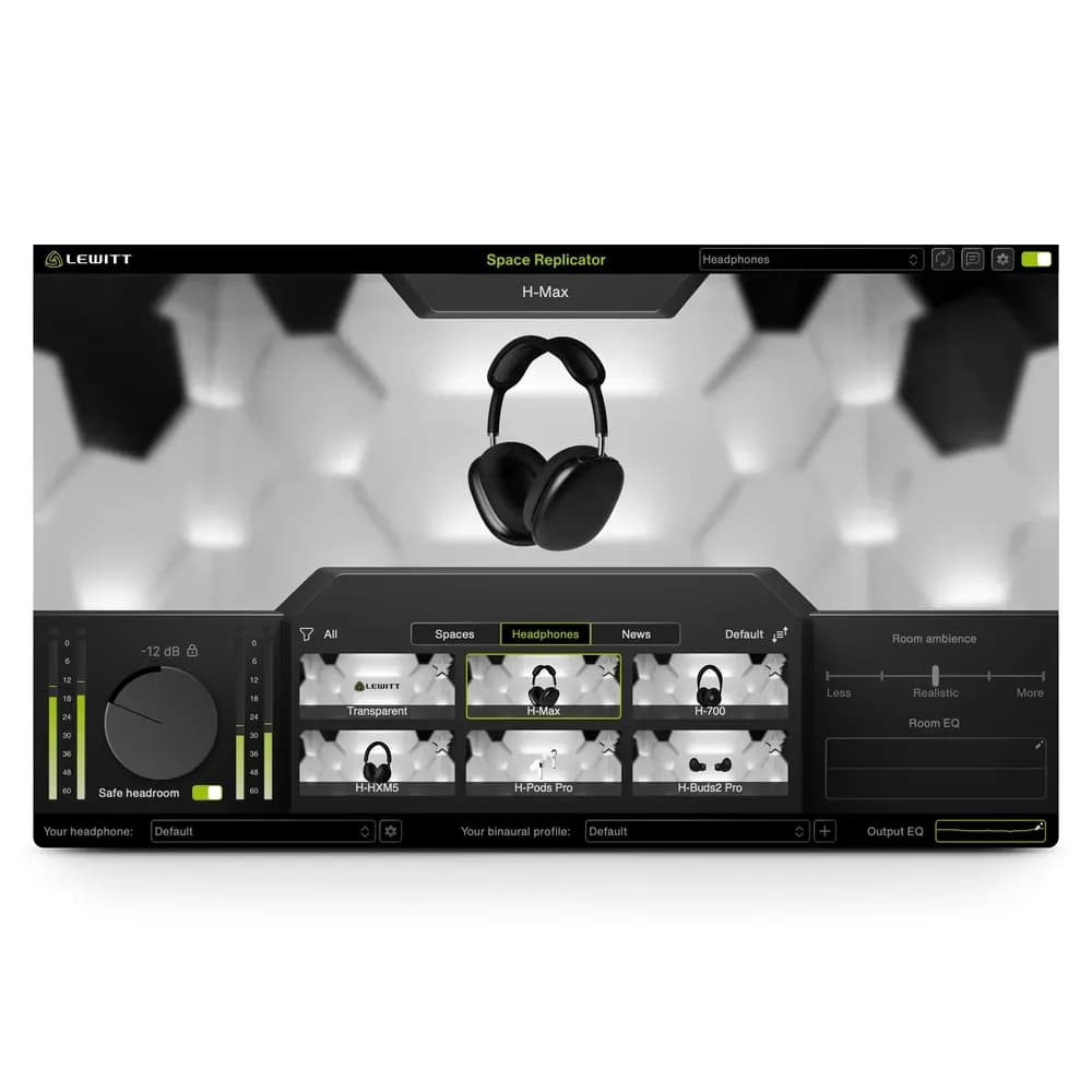 LEWITT Space Replicator – Espacios Acústicos Virtuales para Mezclar en Audífonos (Descarga Digital) - Miniatura 3 en LEMM DJ Store