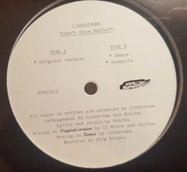 Lindstrom - Didn't Know Better (Vinilo LP nuevo) - Miniatura 1 en LEMM DJ Store