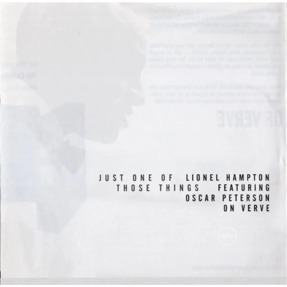 Lionel Hampton - Just One of Those Things (CD nuevo) - Miniatura 1 en LEMM DJ Store
