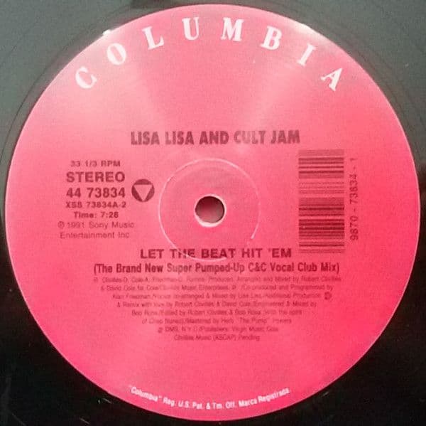 Lisa Lisa & Cult Jam – Let The Beat Hit 'Em (Vinilo usado VG+) - Miniatura 1 en LEMM DJ Store