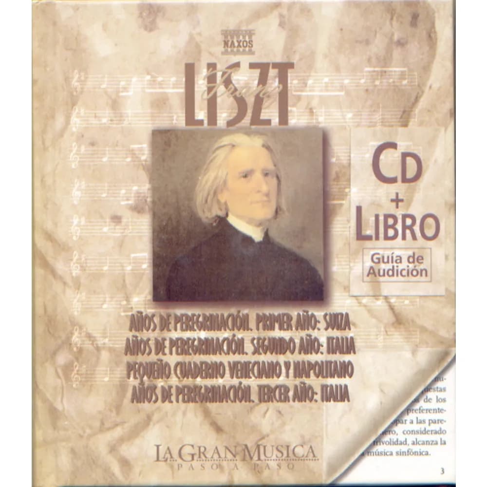 Liszt - Años de Peregrinacion Cd+libro (CD nuevo) - Miniatura 1 en LEMM DJ Store