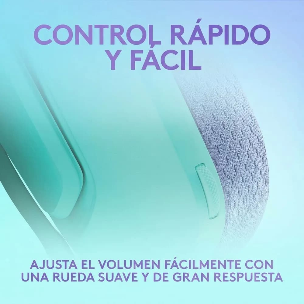 Logitech G335 Menta – Audífonos Gamer con Cable y Micrófono Flip to Mute - Miniatura 6 en LEMM DJ Store