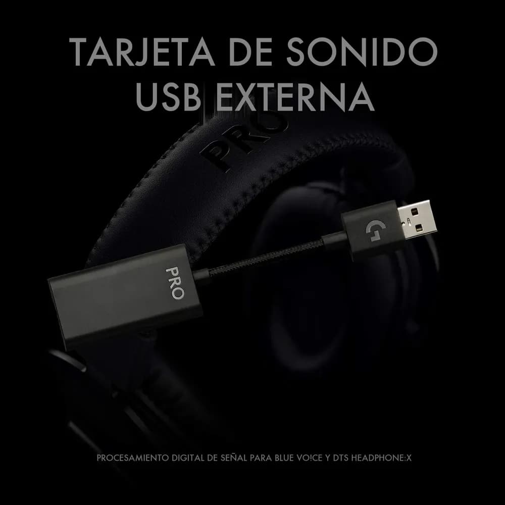 Logitech G PRO X – Audífonos Gamer con Cable, Blue VO!CE y 7.1 - Miniatura 4 en LEMM DJ Store