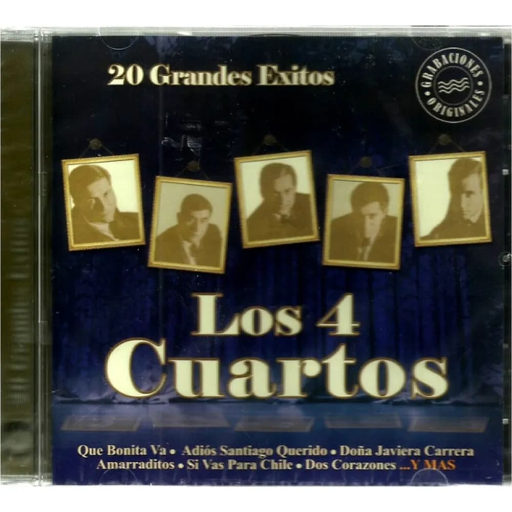 Los Cuatro Cuartos - 20 Grandes Éxitos (CD nuevo) - Miniatura 1 en LEMM DJ Store