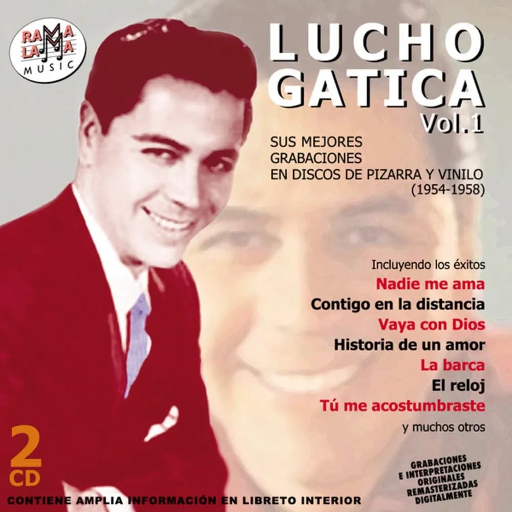 Lucho Gatica - Sus Mejores Canciones (CD nuevo) - Miniatura 1 en LEMM DJ Store