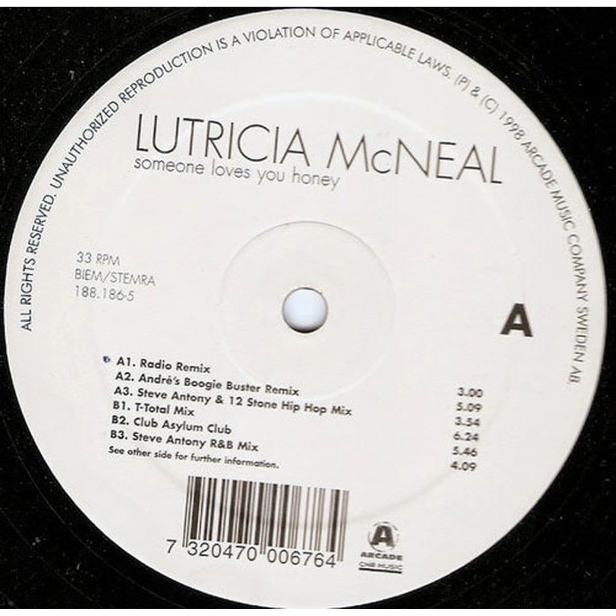 Lutricia McNeal – Someone Loves You Honey (Vinilo usado) (VG+) BOX 6 - Miniatura 1 en LEMM DJ Store