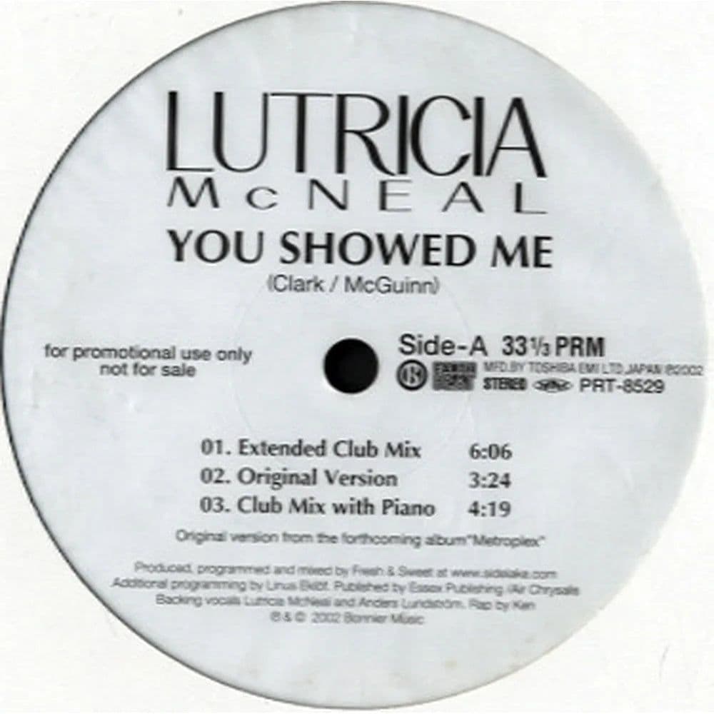Lutricia McNeal – You Showed Me (Vinilo usado VG+) - Miniatura 1 en LEMM DJ Store