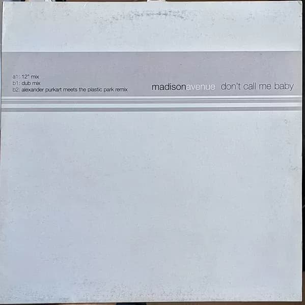 Madison Avenue - Don't Call Me Baby (Vinilo usado VG+) - Miniatura 1 en LEMM DJ Store