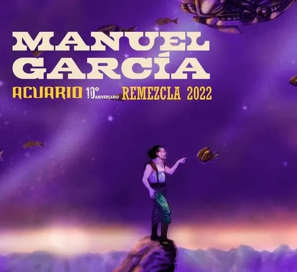 Manuel Garcia - Acuario 10 Años, Remezcla 2022 (Vinilo LP nuevo) - Miniatura 1 en LEMM DJ Store