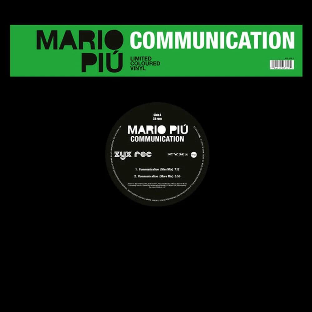 Mario Più – Communication (Vinilo nuevo) - Miniatura 1 en LEMM DJ Store