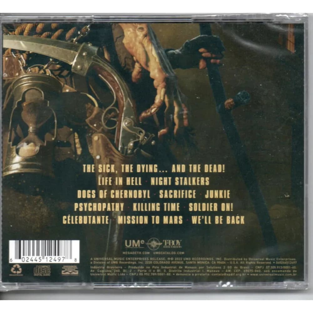 Megadeth - The Sick, The Dying... And The Dead! (CD nuevo) - Miniatura 1 en LEMM DJ Store