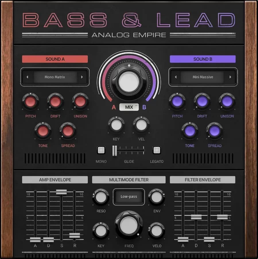 MeldaProduction Analog Empire: Bass & Lead – Bajos y leads de sintes analógicos clásicos (Descarga Digital) - Miniatura 1 en LEMM DJ Store