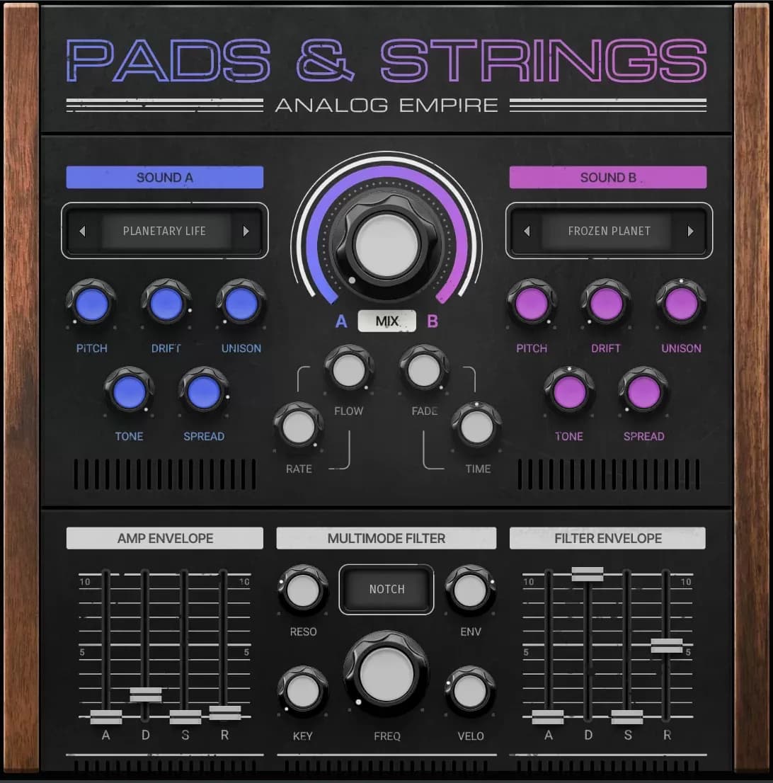 MeldaProduction Analog Empire: Pads and Strings – Pads y cuerdas de sintes analógicos clásicos (Descarga Digital) - Miniatura 1 en LEMM DJ Store
