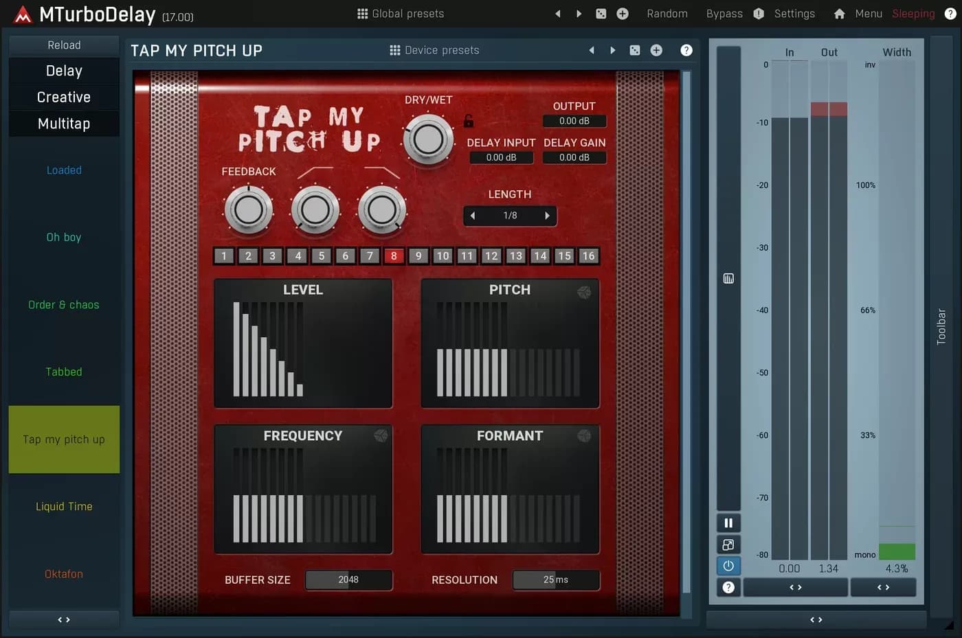MeldaProduction MTurboDelay – 41 diseños de delay en un plugin (Descarga Digital) - Miniatura 1 en LEMM DJ Store